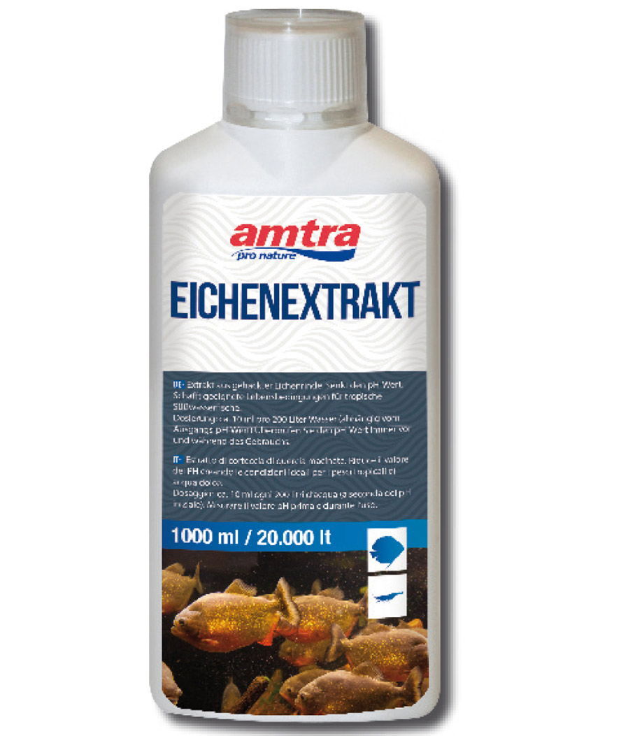 Amtra Eichen Extrakt tropicalizzante per acque di acquari d’acqua dolce, abbassa