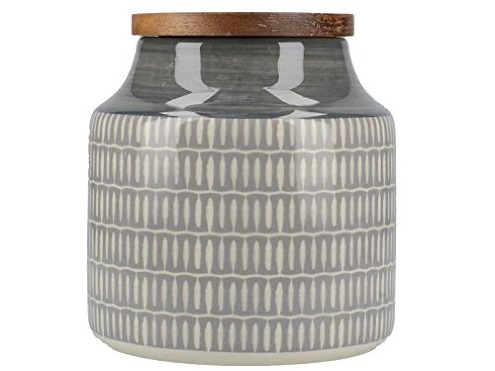 (TG. 12.5 x 12.5 x 12.5 cm) Creative Tops Drift Grigio Barattolo - NUOVO