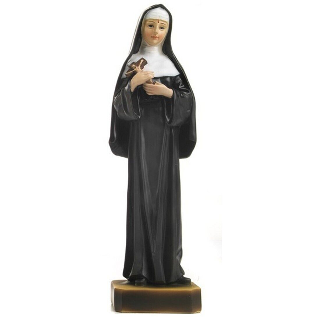 Statua in resina santa rita da cascia 30 cm  PAB-PB5427A-1