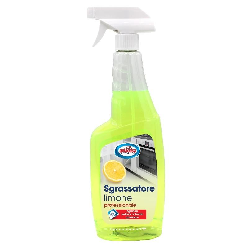 Amacasa Sgrassatore Spray 750 Ml. Limone Professionale