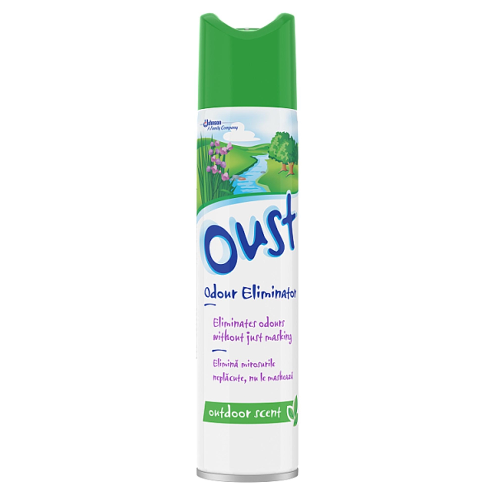 OUST DEODORANTE ELIMINA ODORI 300ML SPRAY PROFUMATO VERSIONE VERDE