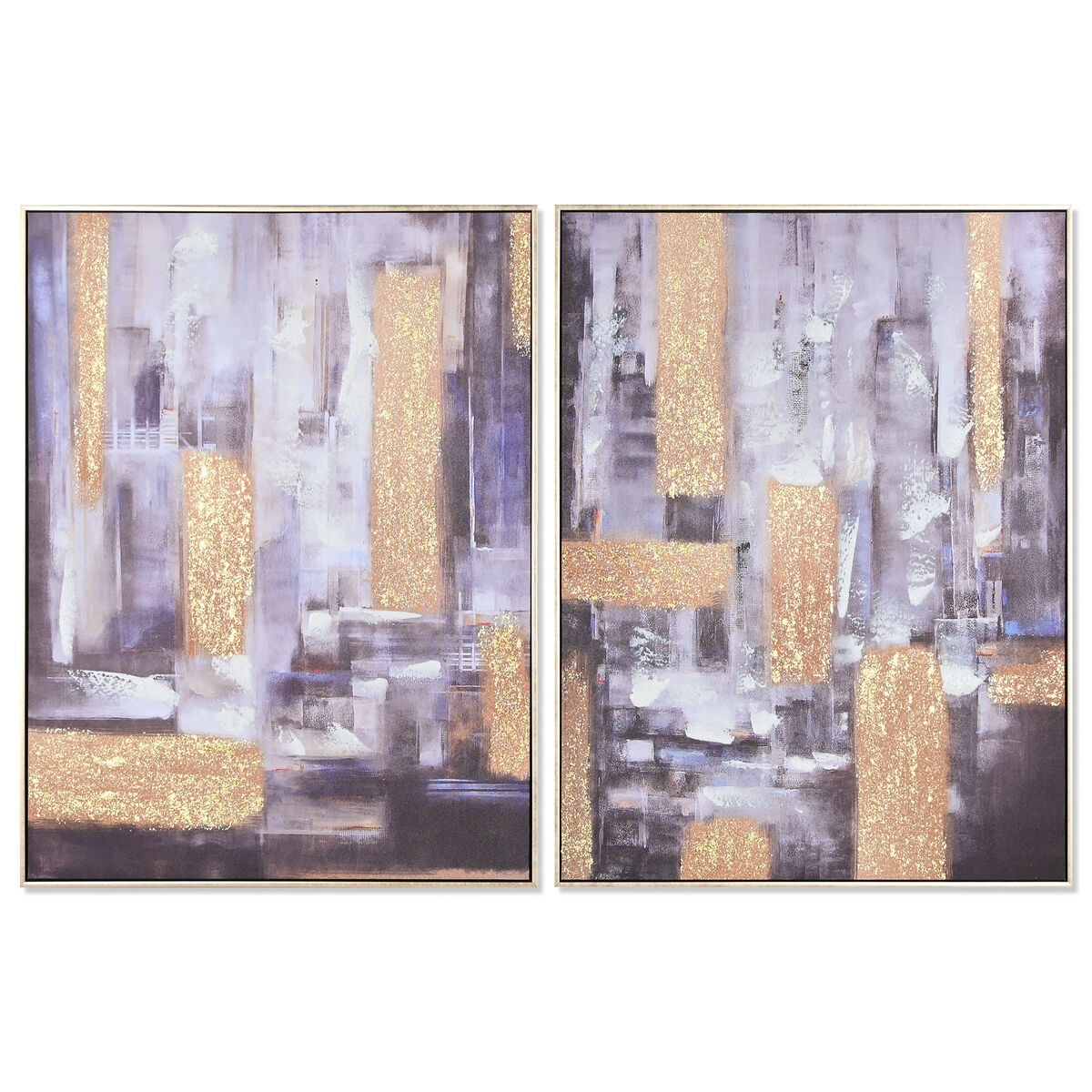 Quadro Home ESPRIT Astratto Moderno 62 x 4,5 x 82 cm [2 Unità]