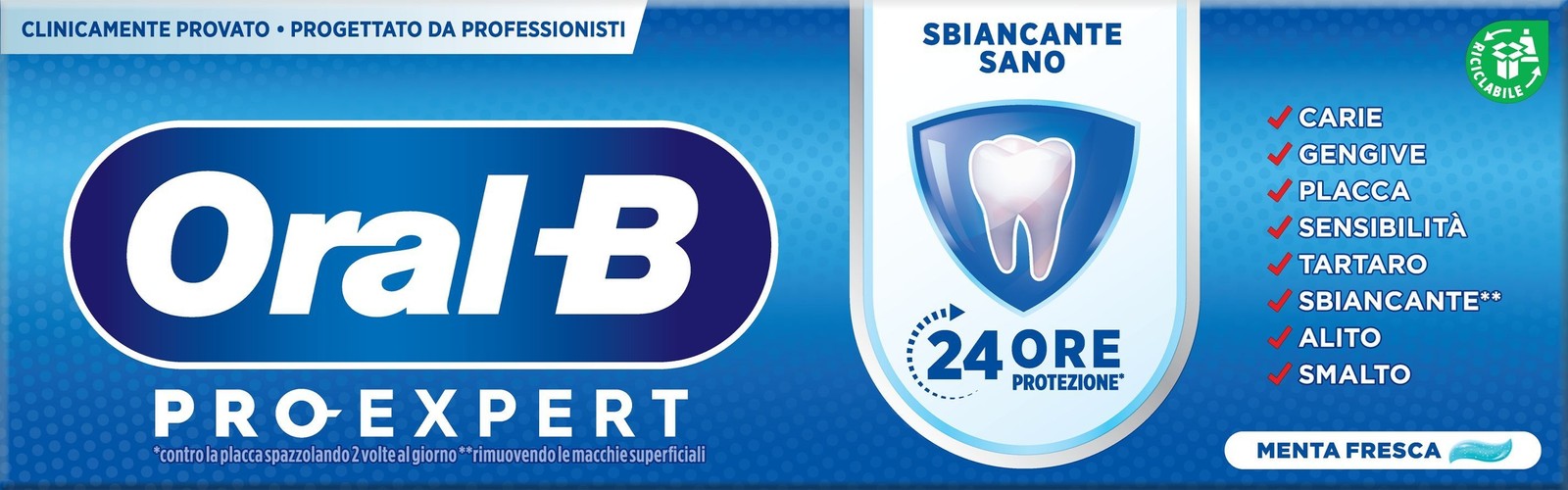 62118 ORAL B PROEXPERT SBIANCANTE SANO DENTIFRICIO DA DENTI 75ML