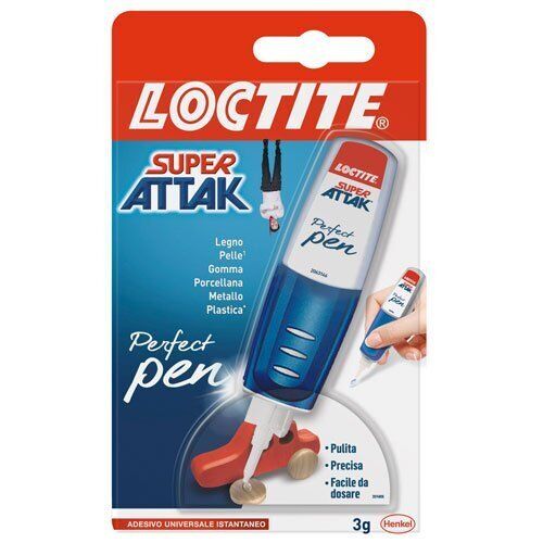 Penna perfetta Loctite Super Attak di Loctite