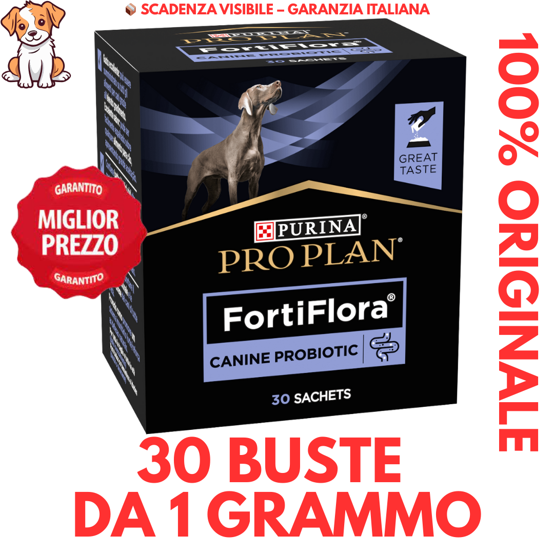PURINA PRO PLAN Fortiflora Canine Probiotic Cane Alimento complementare per cane