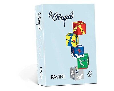 risma cartoncino colorato a4 160g 250fg Favini le cirque CELESTE 101 cm 21x29,7