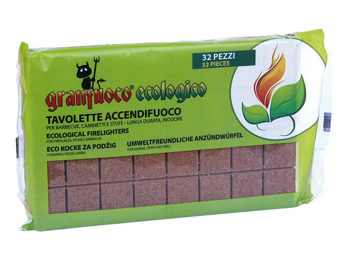Tavolette Accendifuoco Ecologiche GRANFUOCO