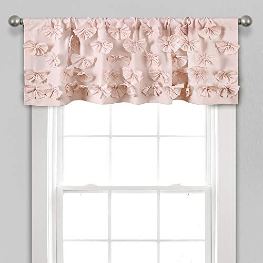 (TG. Valance) Lush Decor Riley Valance - Pannello per finestra semitrasparente,
