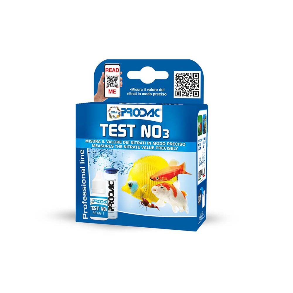 Prodac Test NO3 Controllo Nitrati Acqua Dolce e Marina circa 70 Test