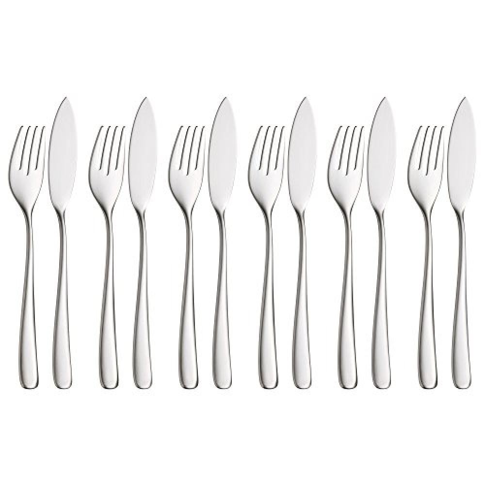 (TG. WMF Vision 12-teilig Fischbesteck) WMF Set di Posate Vision per più Person