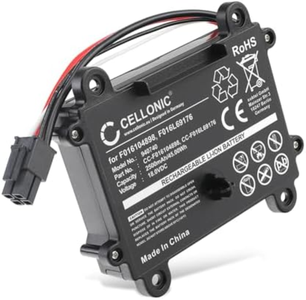 CELLONIC Batteria Compatibile con Bosch Indego 400, XS 300, S Plus 400, Bosch F0