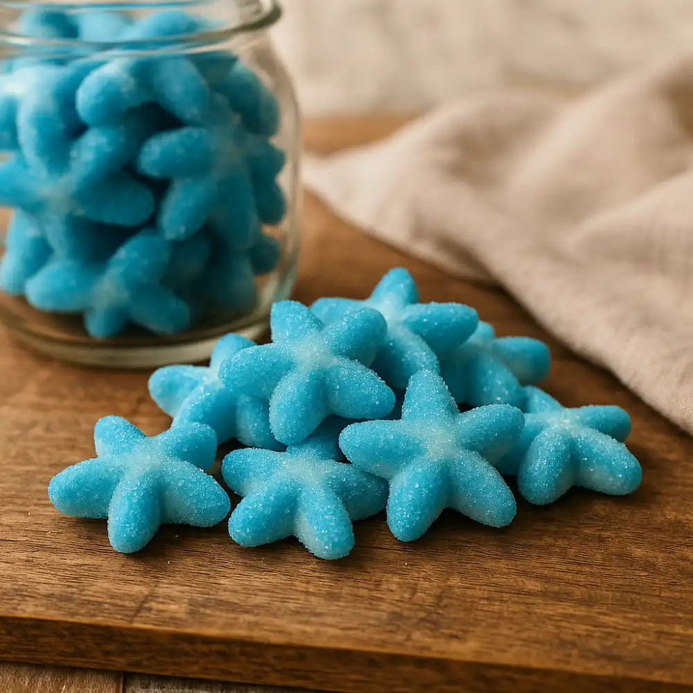 Caramelle Gommose Stelle Azzurre Zuccherate 1kg – Morbide e Fruttate