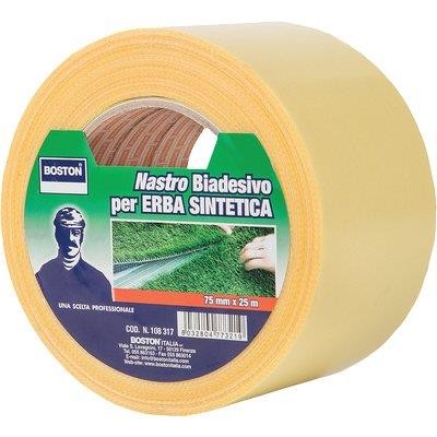 NASTRO PRATO ERBA SINTETICA BIADESIVO BOSTON  MM 75 ML 25