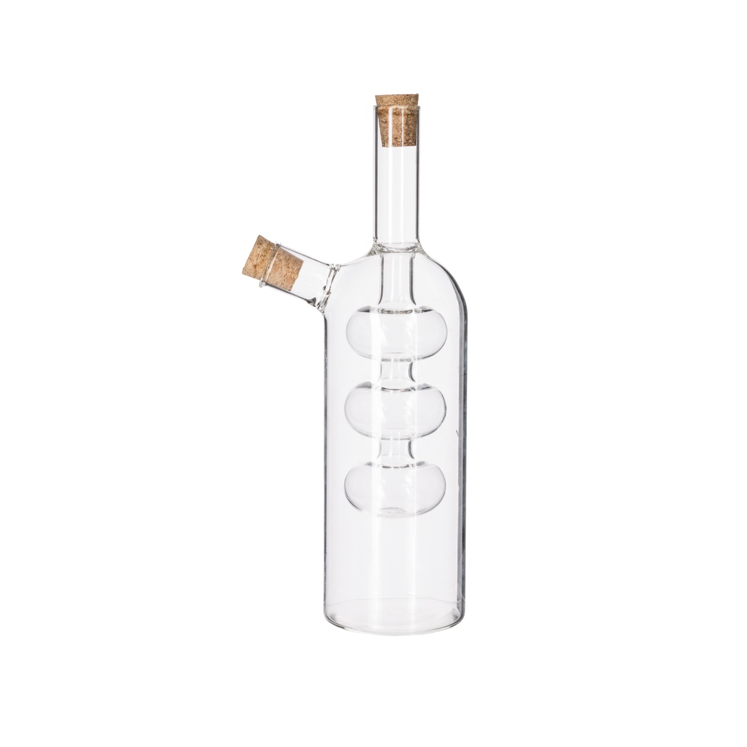 Oliera e acetiera 2 in 1 500 ml in vetro trasparente