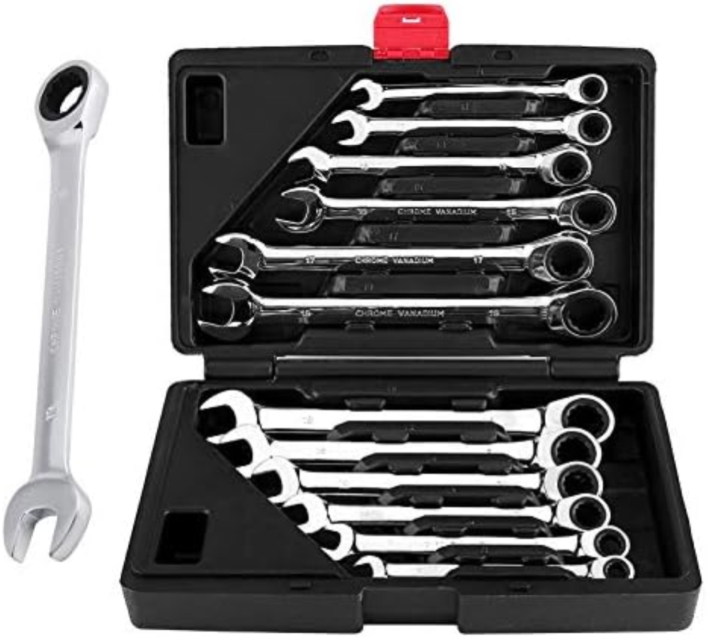 12-piece ratchet wrench set, ratchet wrench Ratchet wrench Open-end wrench Combi