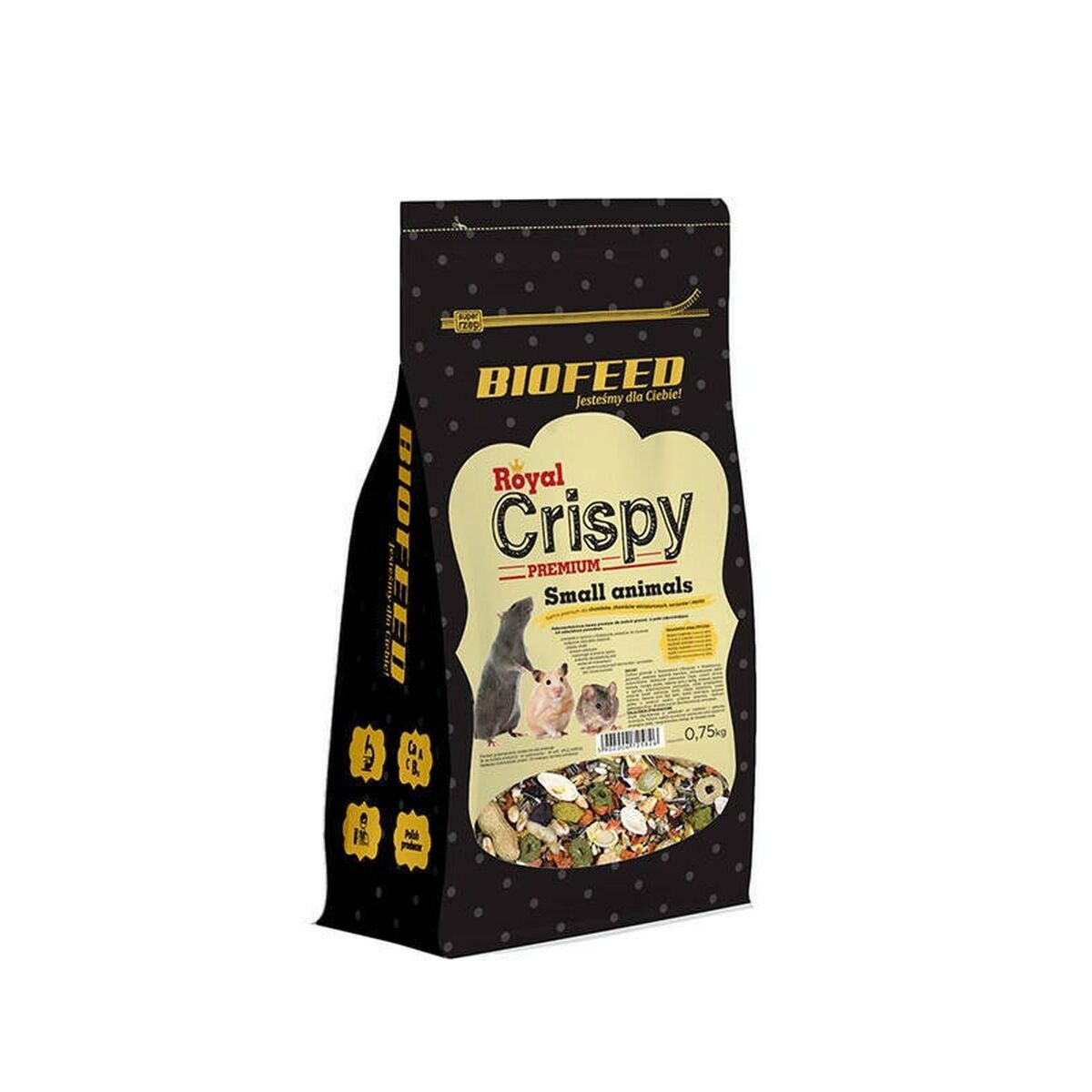 mangime Biofeed Royal Crispy Premium 750 g
