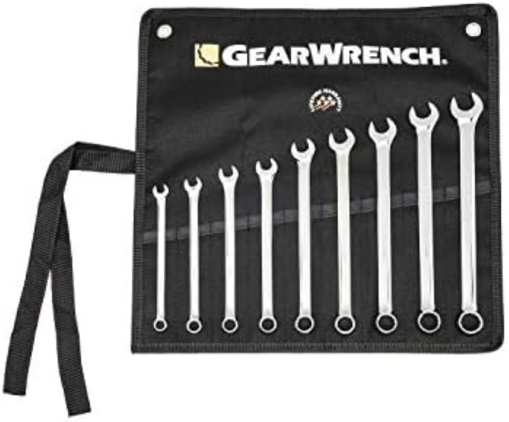 GearWrench Set di chiavi metriche combinate a lungo modello con rullo portautens