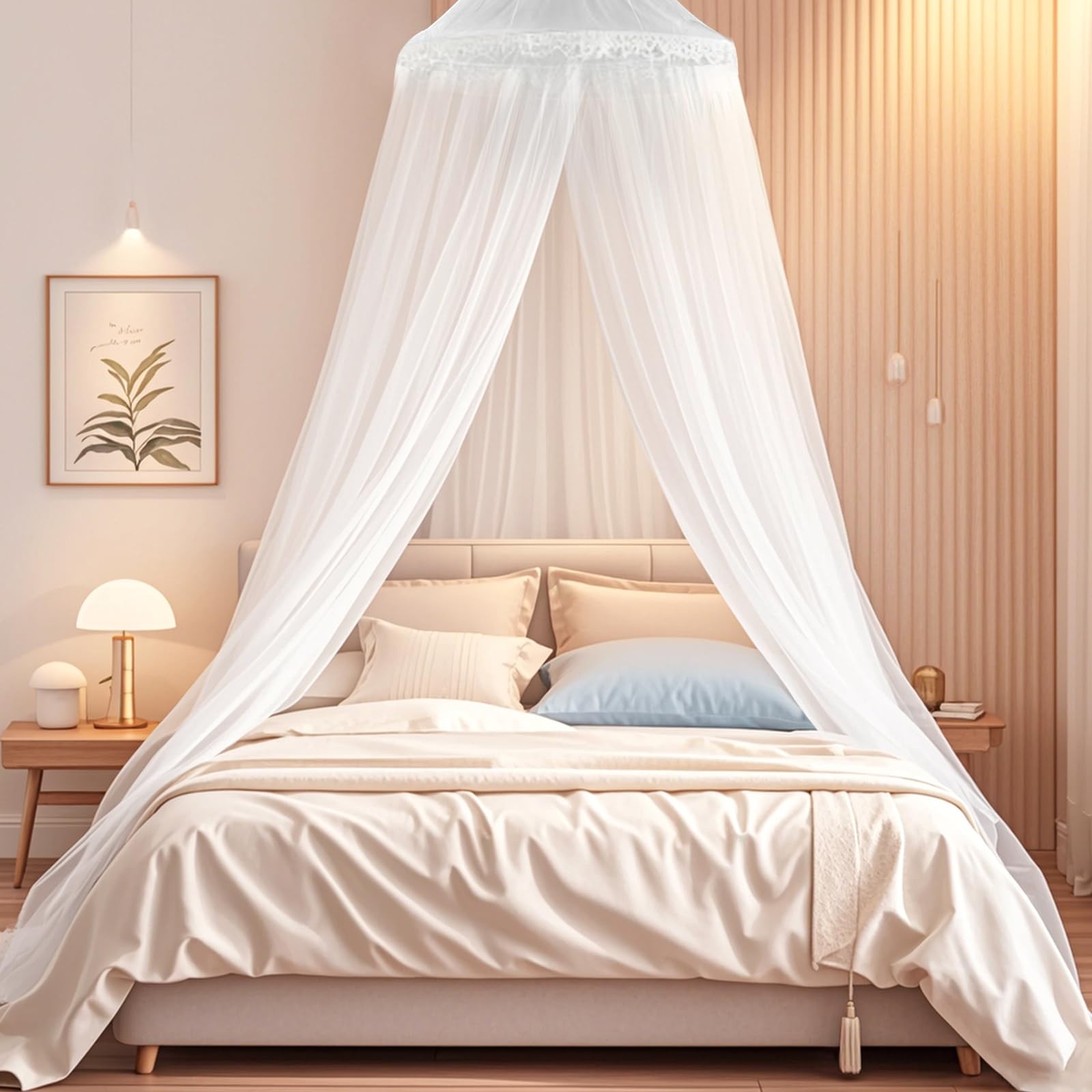 Grande Zanzariera Letto,Zanzariera Letto Singolo Matrimoniale,Alta Qualità Zanza
