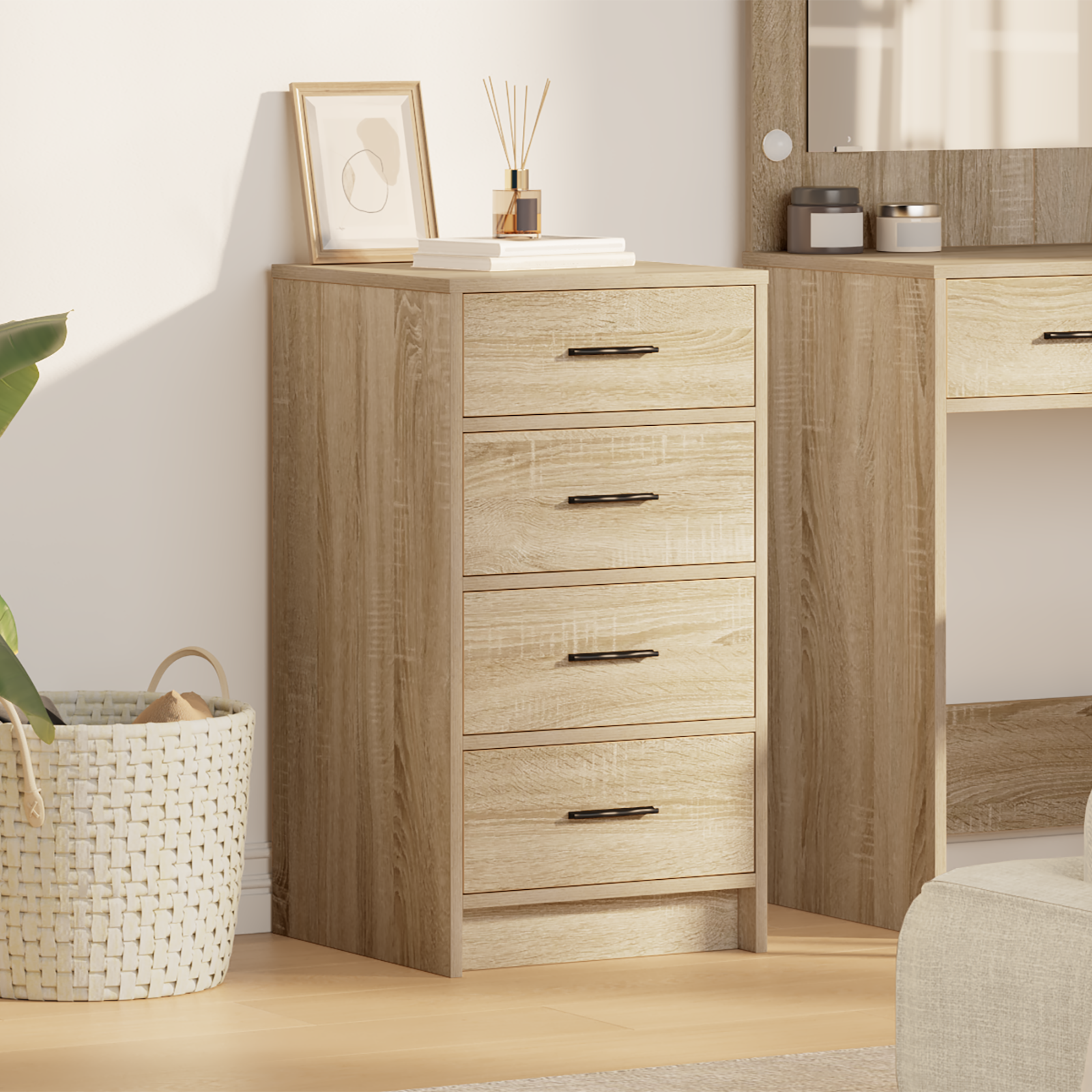 Sideboard Rovere Sonoma 40x41x75 cm Legno ingegnerizzato