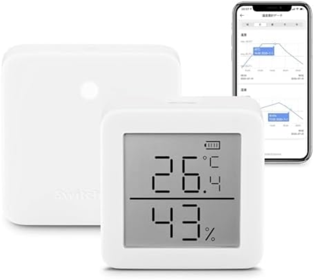 SwitchBot Termometro igrometro interno e hub mini, igrometro digitale Bluetooth
