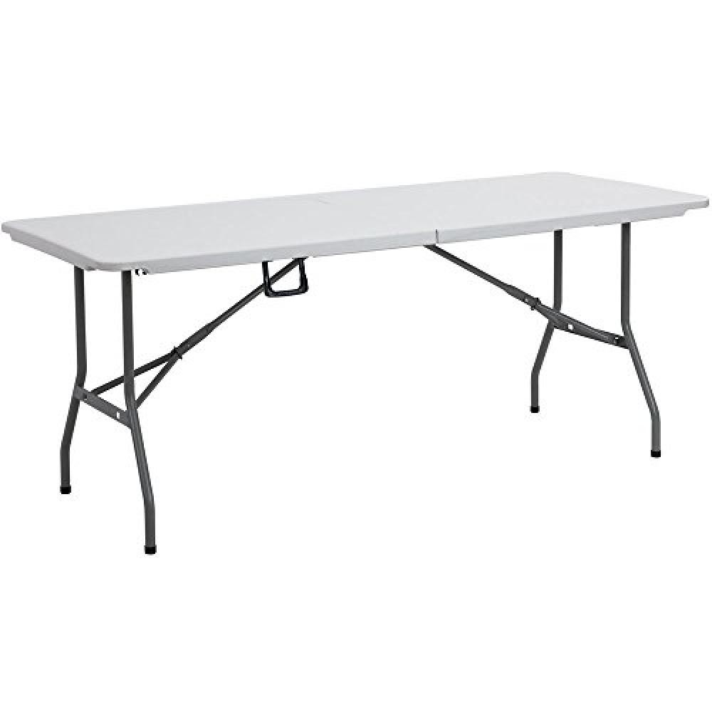 (TG. 182 cm) Home Discount Tavolino pieghevole, 1,2 m, 1,5 m o 1,8 m - NUOVO