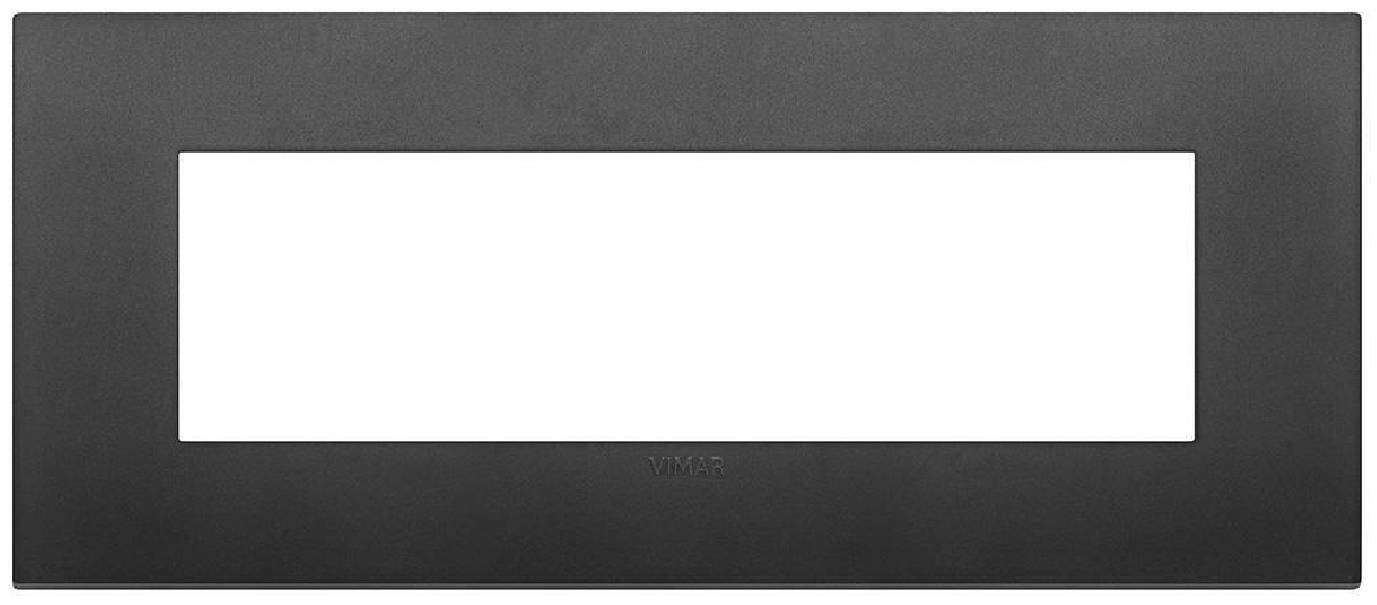 VIMAR ARKE' PLACCA CLASSIC 7 MODULI NERA 19657.71
