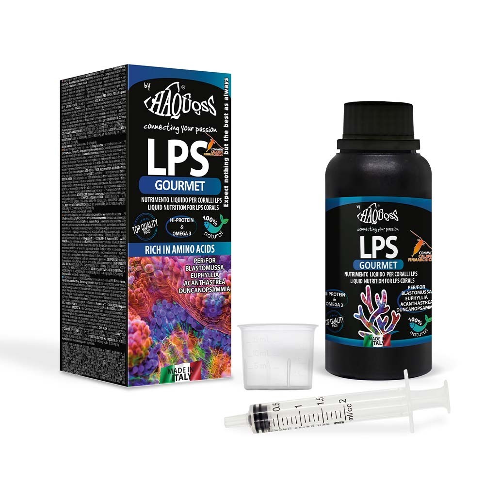 Haquoss LPS Gourmet 100ml Nutrimento in polvere per coralli LPS
