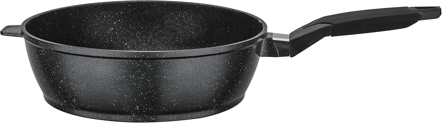 Gsw Padella alta Titanium Granit Ø 28 cm Induzione, antiaderente - Rotex