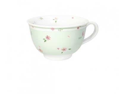 Tazza colazione in porcellana verde collezione Polline | BRANDANI