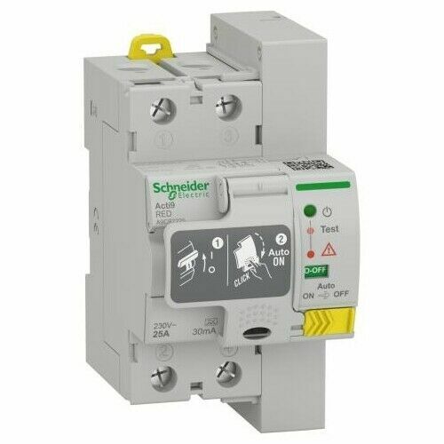Schneider Restart Salvavita riarmo automatico differenziale 25A 30mA - A9CR2225