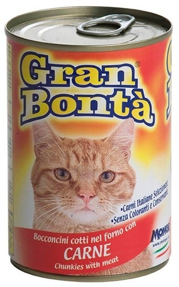 62440 GRAN BONTA' BOCCONCINI PER GATTO GUSTO CARNE 400GR