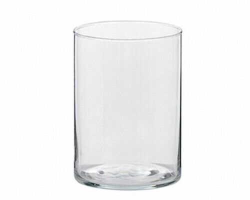Cilindro In Vetro Clear Diametro 10 Cm Altezza 25 Cm