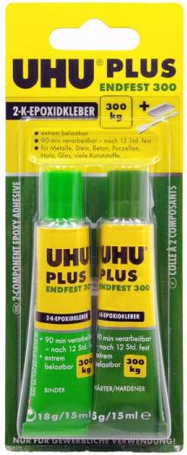 Adesivo epossidico resistente UHU Plus