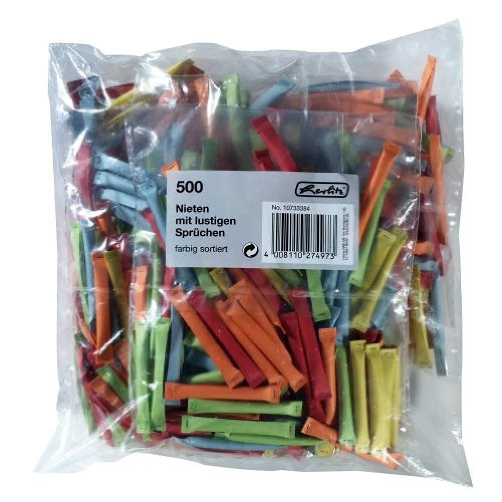(TG. Nieten) Herlitz 10733384-500 Bigliettini stampati con detti divertenti, col