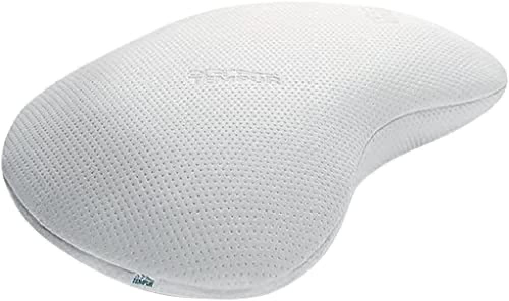 (TG. 61x40x9,5 (S)) Tempur - Cuscino Sonata, misura S, Microfibra, bianco, Small