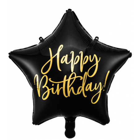 PALLONCINO STELLA HAPPY BIRTHDAY ROSA