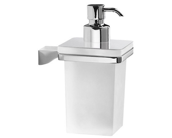 GLAMOUR DISPENSER SAPONE CROMO/VETRO GEDY