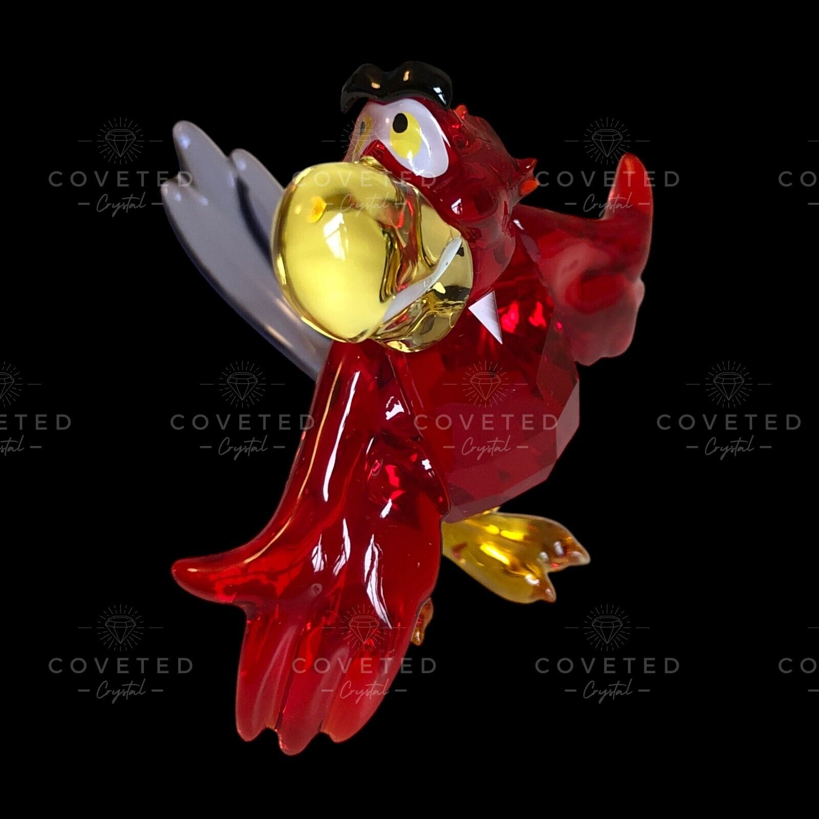 Swarovski Crystal 2022 DISNEY ALADDIN SERIES IAGO PARROT 5617346 come nuovo i...