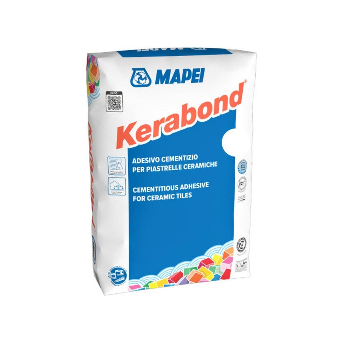 MAPEI ADESIVO CEMENTIZIO PER PIASTRELLE E CERAMICHE KERABOND BIANCA 25kg