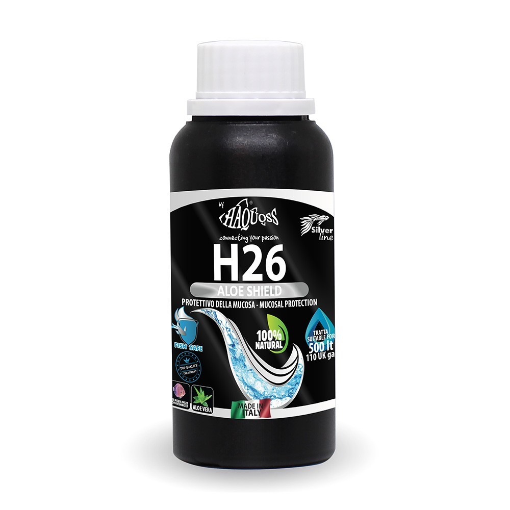 Haquoss H26 Aloe Shield 100ml Protezione mucosa pesci d’acqua dolce