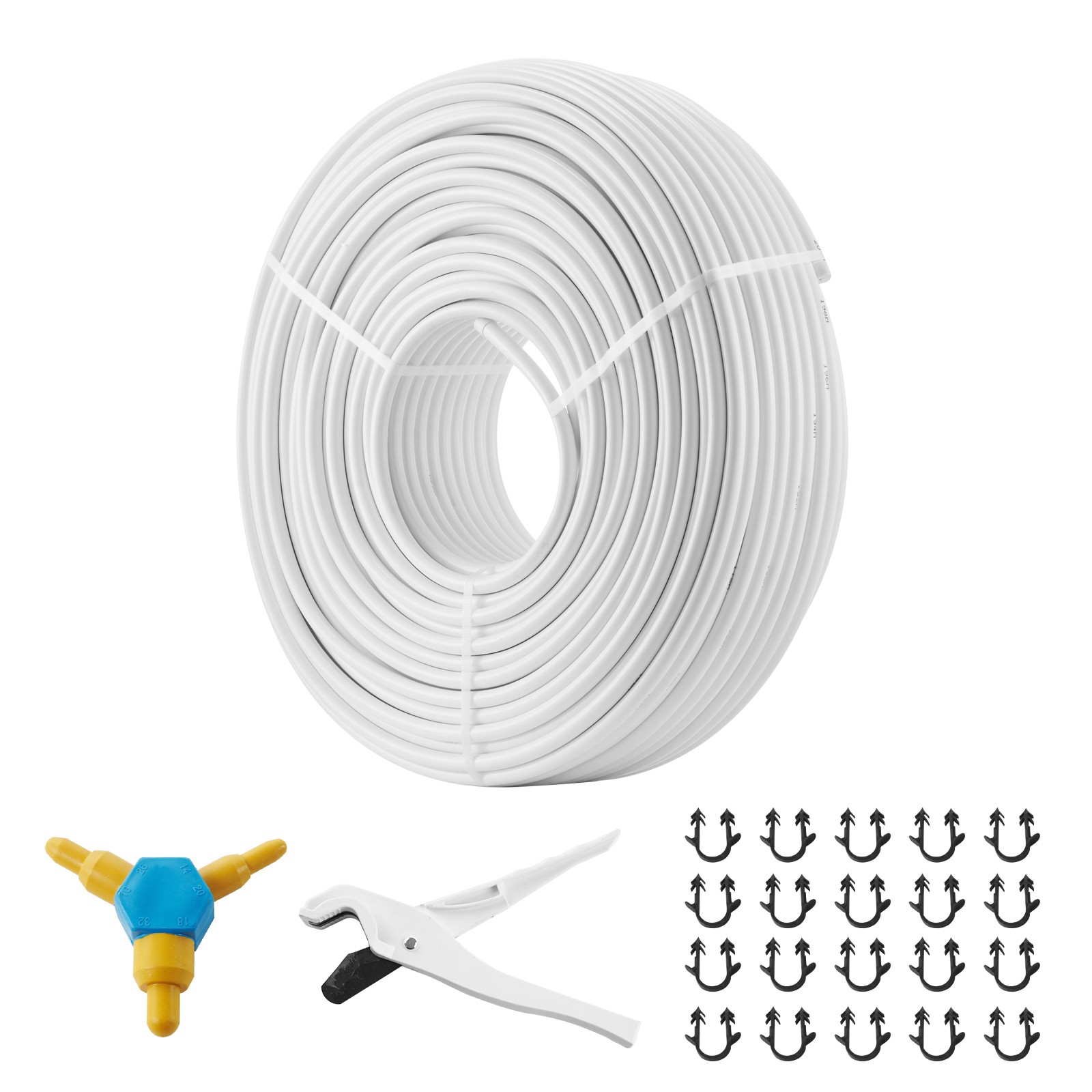 VEVOR Tubo PEX-AL-PEX Φ16mm Alluminio-Plastica Liquido Calda Fredda Rotolo 200m