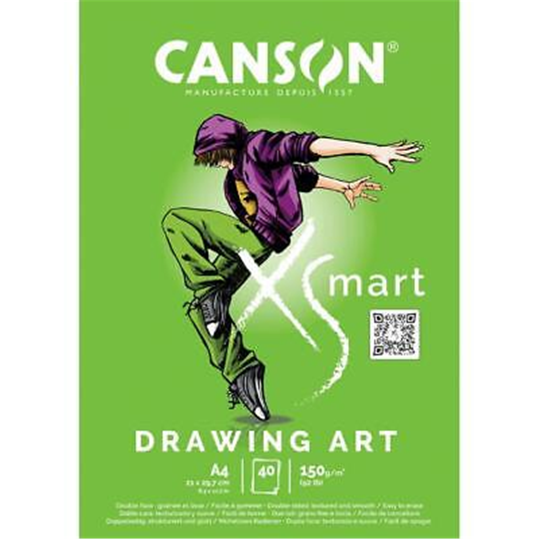 Blocco Xsmart 21x29,7 Cm (a4) Drawing Art | Canson