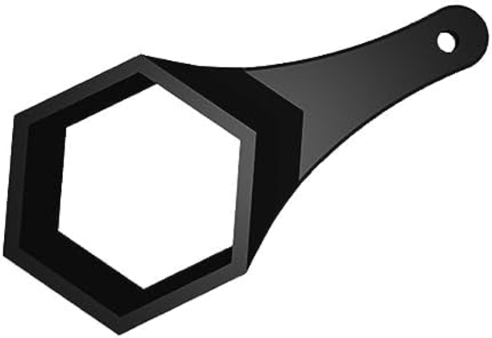 ULROAD Ricambio per chiave BBS RS, chiave esagonale RS Key 80 mm, coperchio cerc