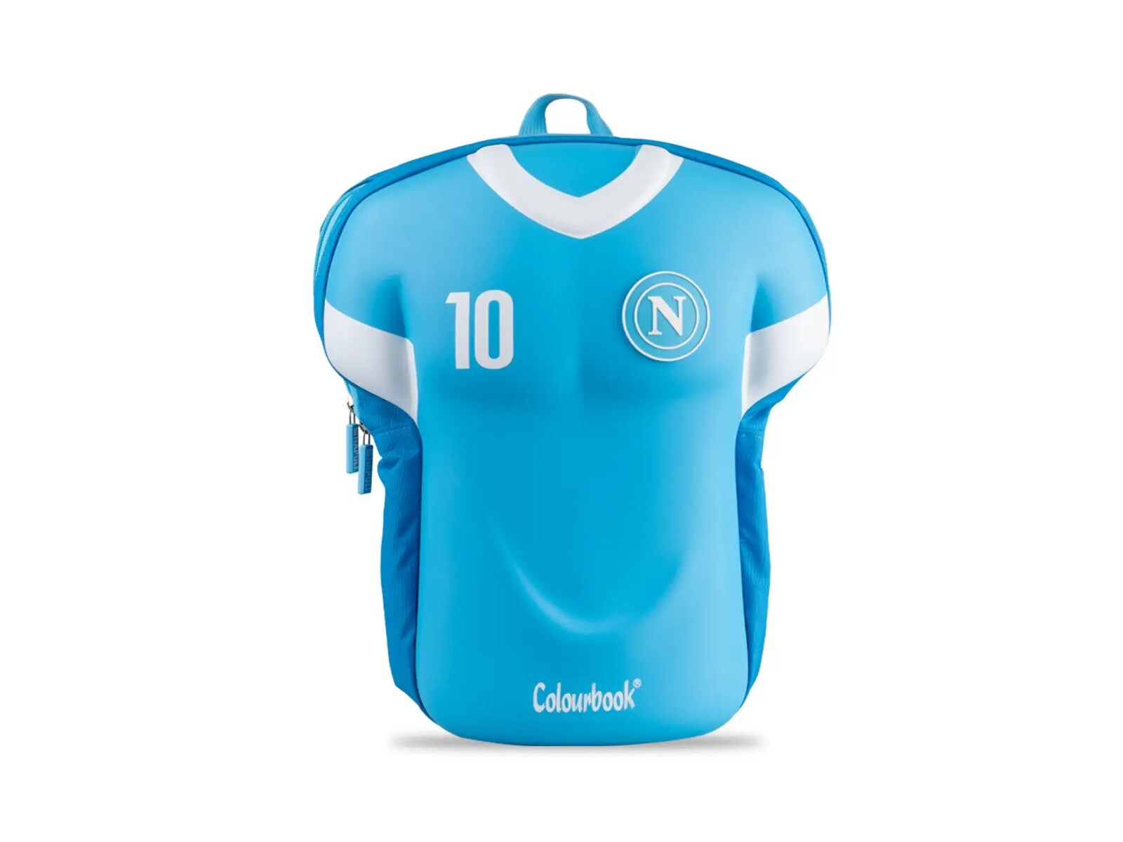 Zaino Rigido 3D Maglia SSC Napoli Azzurro Per Ragazzi Tempo Libero Colourbook