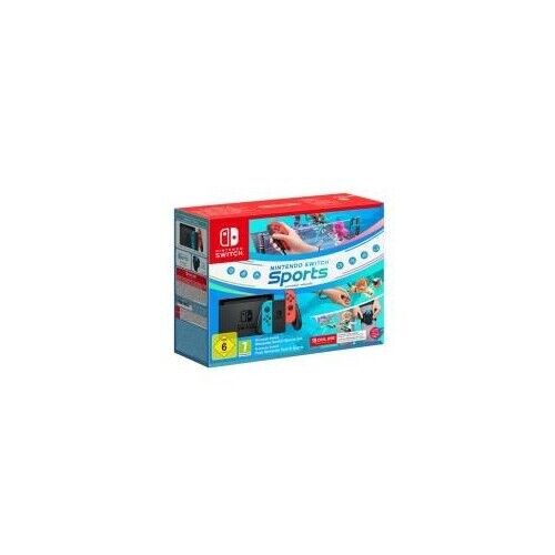 Switch Console 1.1 Neon Blue/Neon Red +Switch Sport +Fascia +3 Mesi
