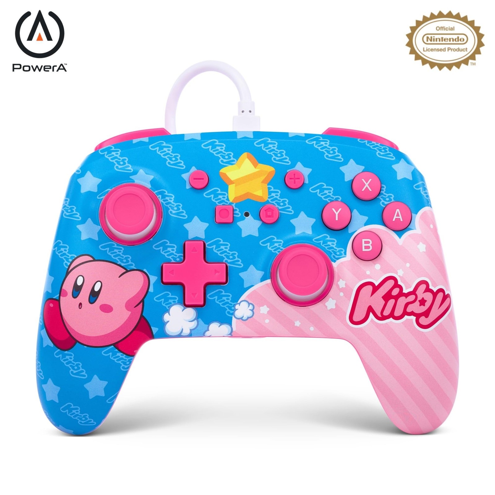 PowerA Enhanced Wired Controller for Nintendo Switch - Kirby (Nintendo Switch)