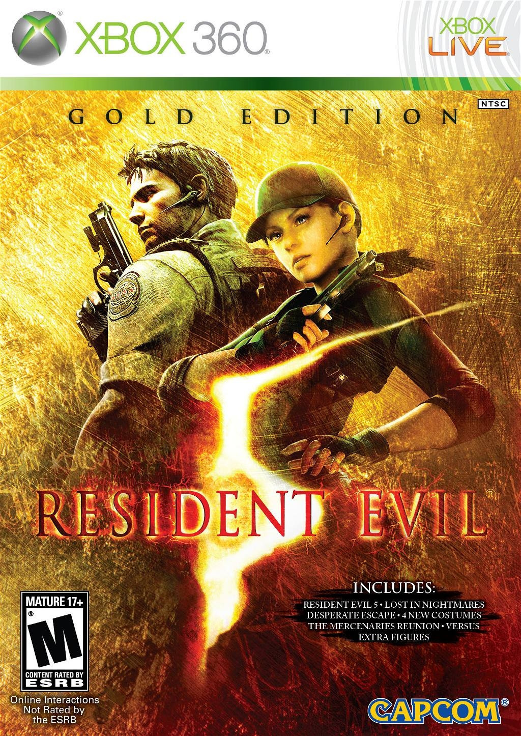 Resident Evil 5: Gold Edition Juego para Consola Microsoft XBOX 360