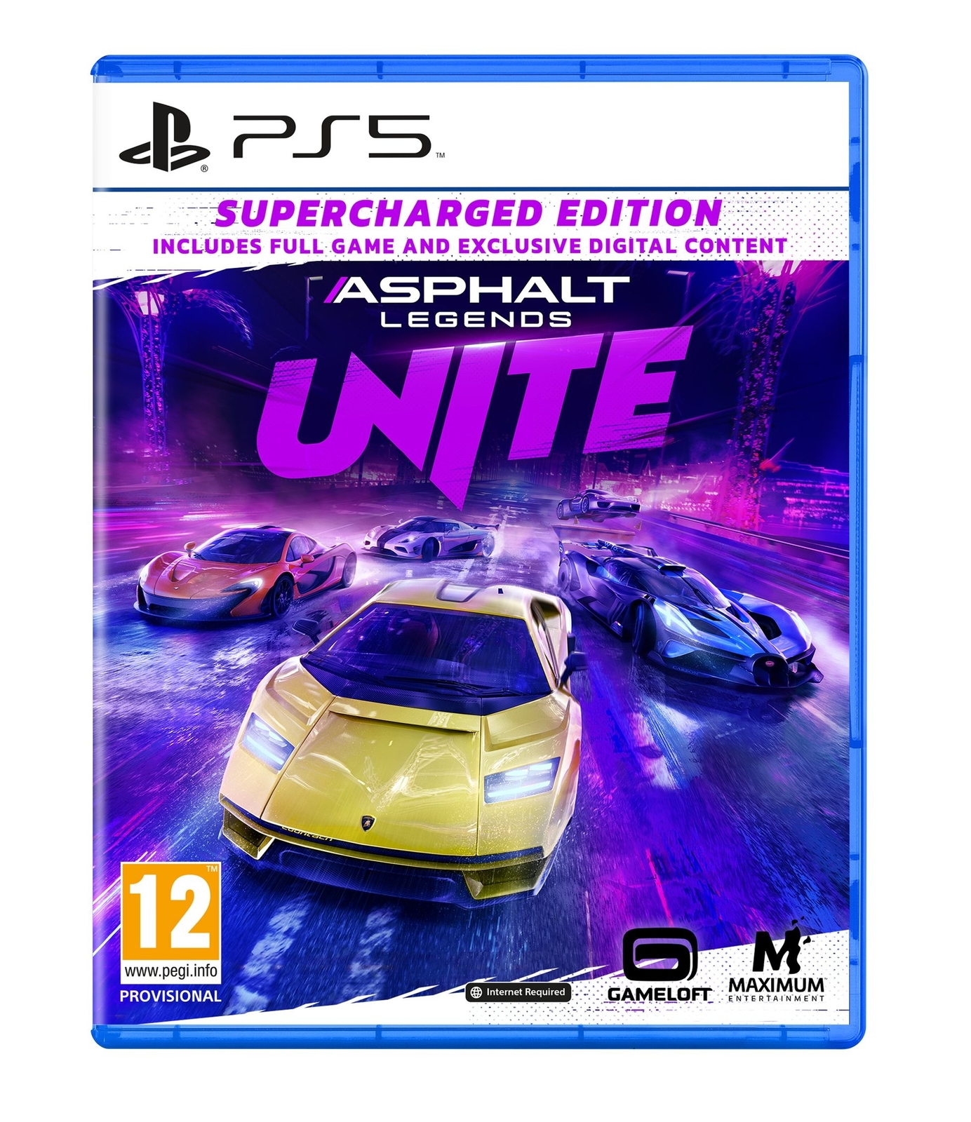 Asphalt Legends UNITE Supercharged Edition Juego Fisico para PlayStation 5 PS5