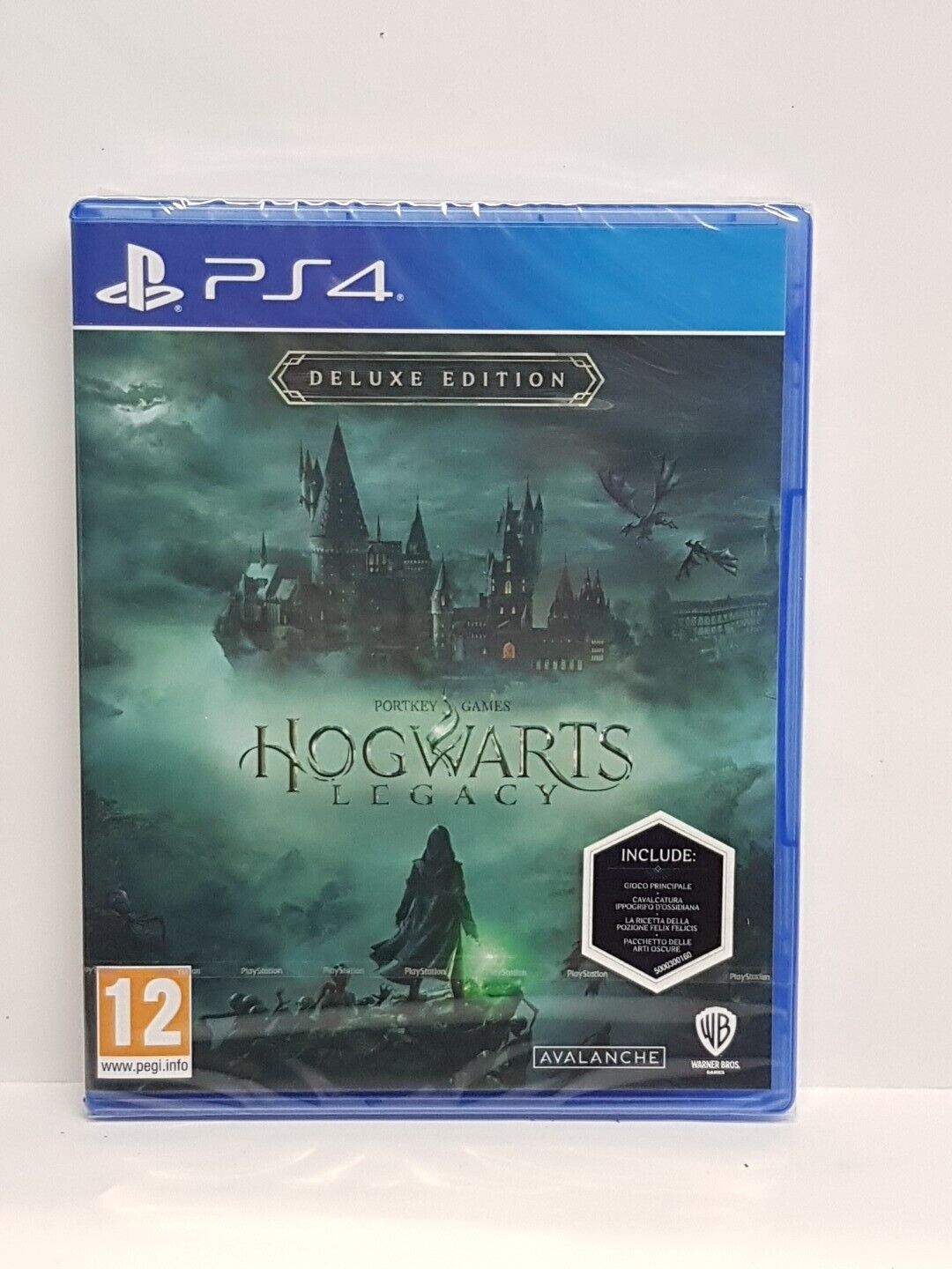 HOGWARTS LEGACY DELUXE EDITION PS4 DAY ONE EDITION GIOCO HARRY POTTER ITALIANO