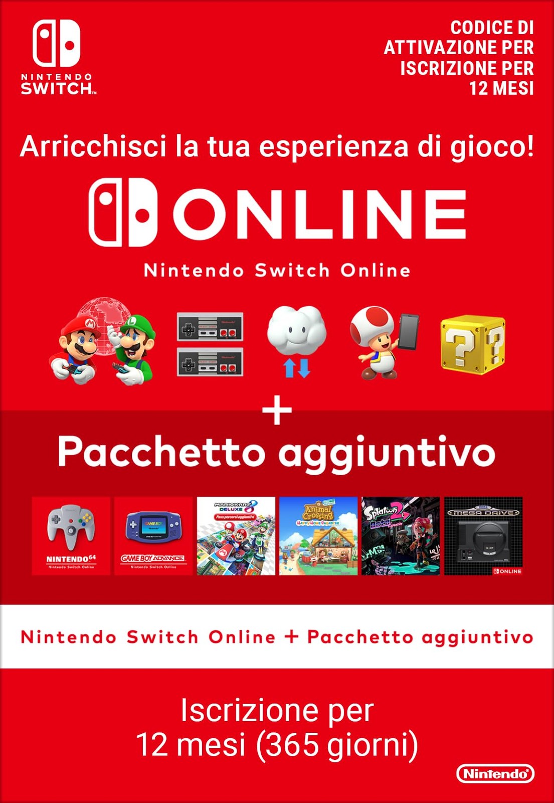 Nintendo Switch Online + Expansion Pack (Individual Membership (Nintendo Switch)